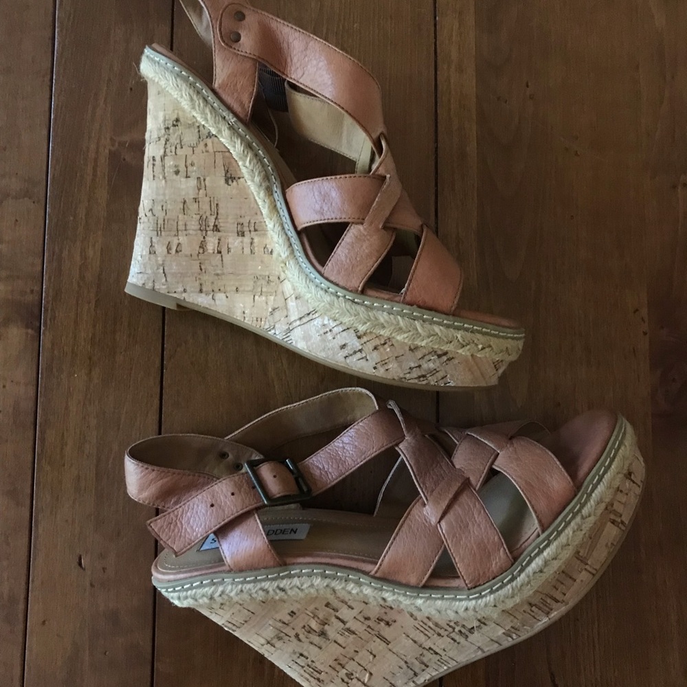 Steve Madden Cork Wedge Sandal